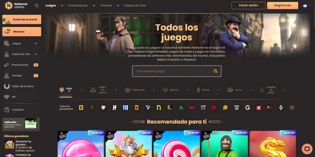 National Casino Juegos